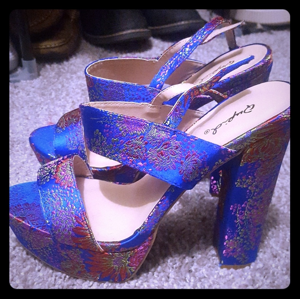 Beautiful summer heeled sandals